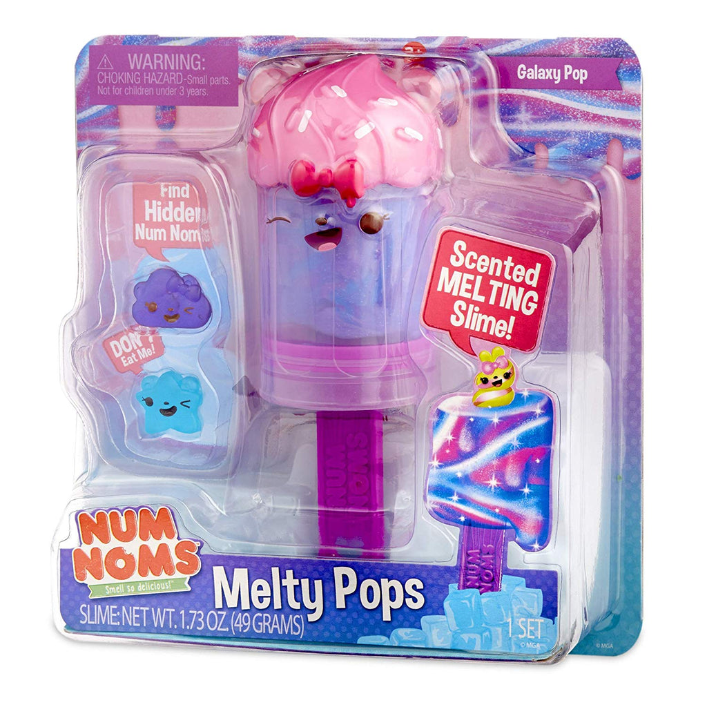 Num Noms Snackables Melty Pops Scented Melting Slime - Galaxy Pop