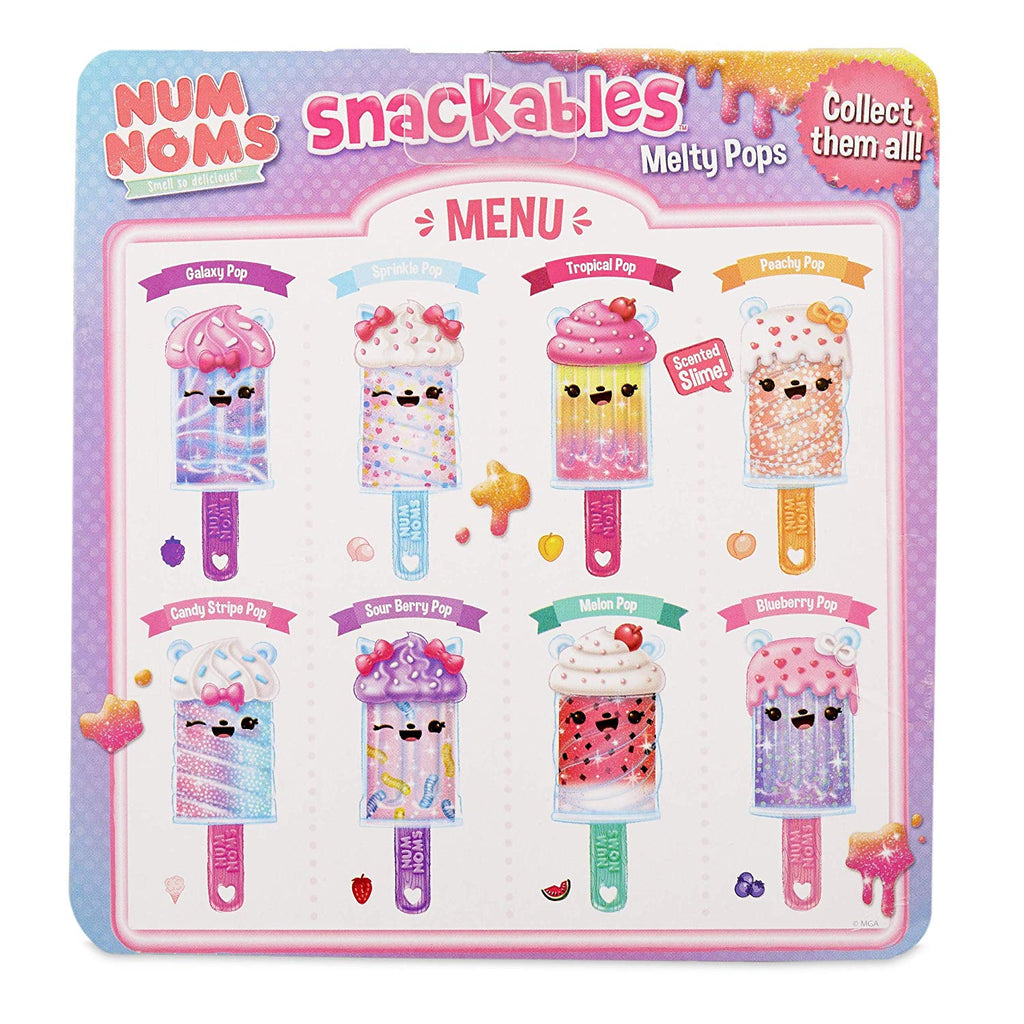 Num Noms Snackables Melty Pops Scented Melting Slime - Galaxy Pop