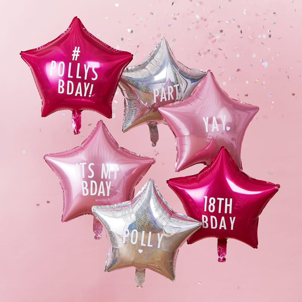 ginger-ray-personalisable-star-party-foil-balloons-with-stickers-stargaze-pack-of-6- (2)