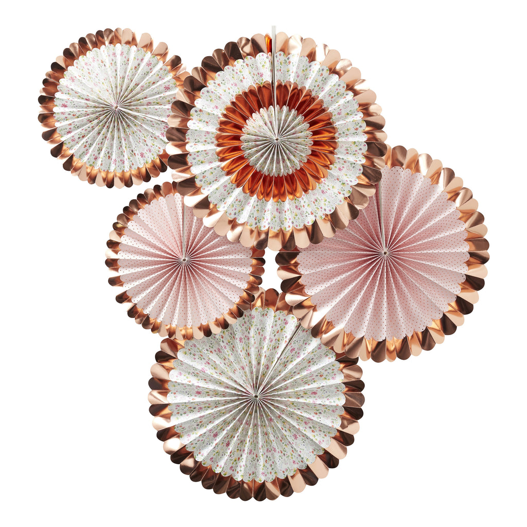 ginger-ray-rose-gold-foiled-floral-fan-decorations-ditsy-floral-pack-of-5- (1)