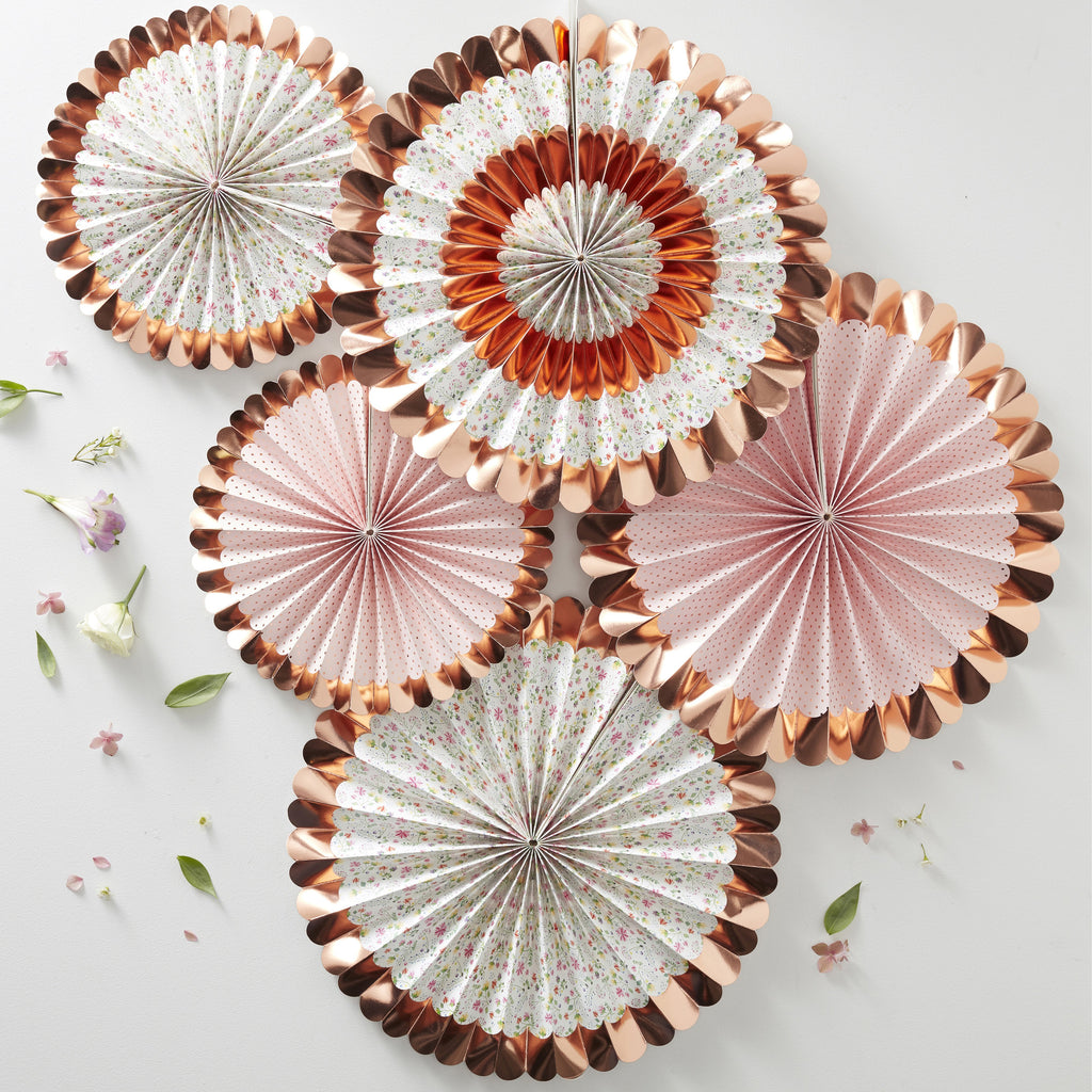 ginger-ray-rose-gold-foiled-floral-fan-decorations-ditsy-floral-pack-of-5- (2)