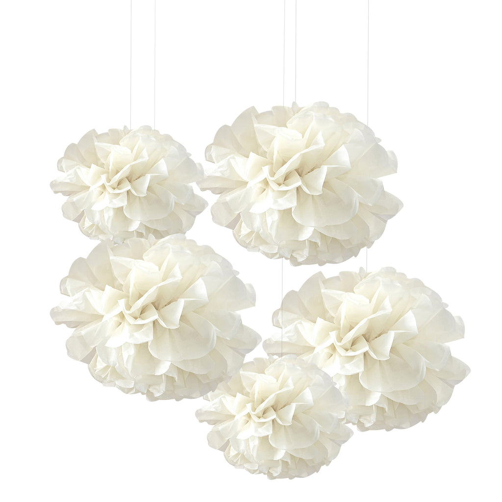 ginger-ray-tissue-paper-pom-poms-ivory-vintage-lace-pack-of-5- (2)