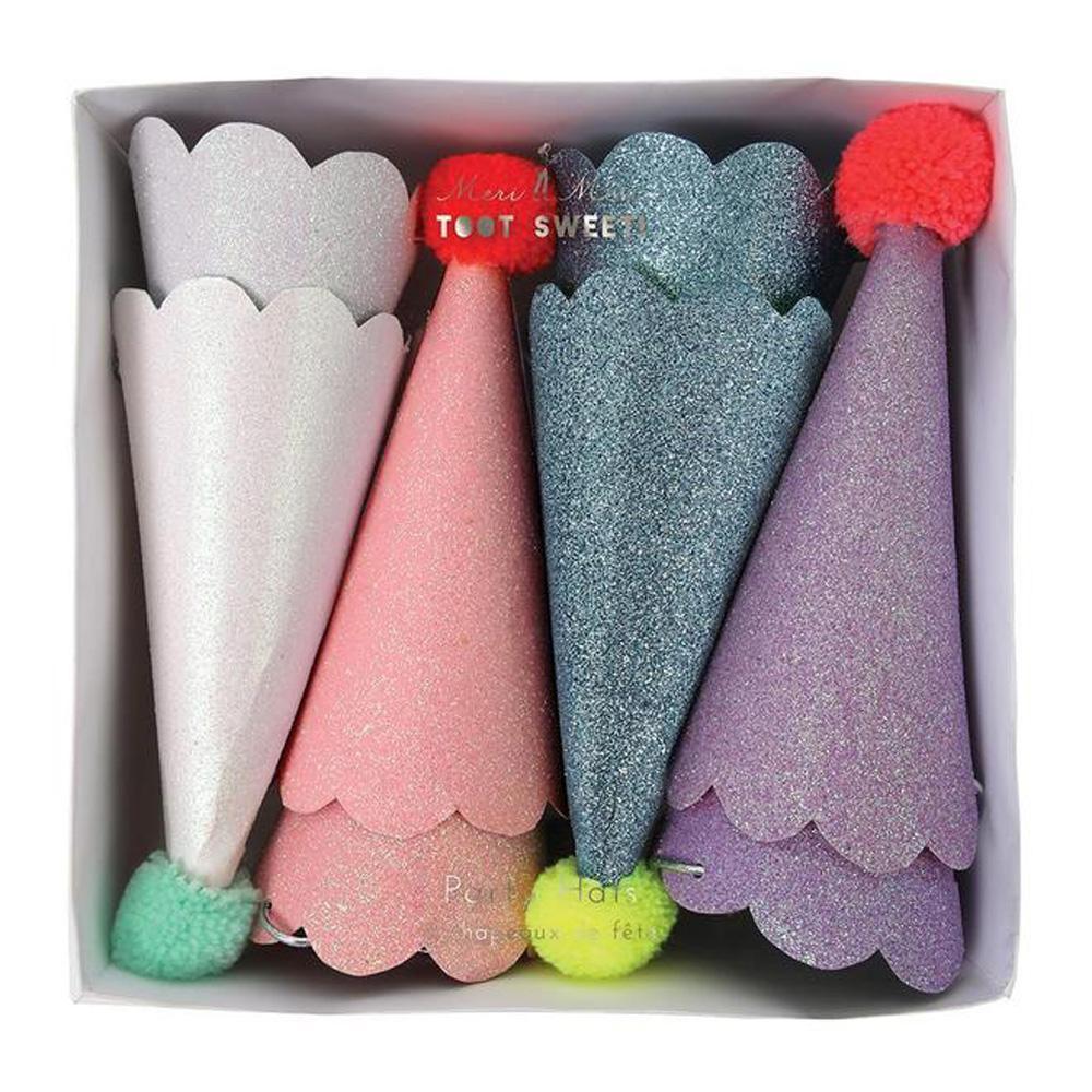 glitter-&-pompom-party-hats-pack-of-8- (2)