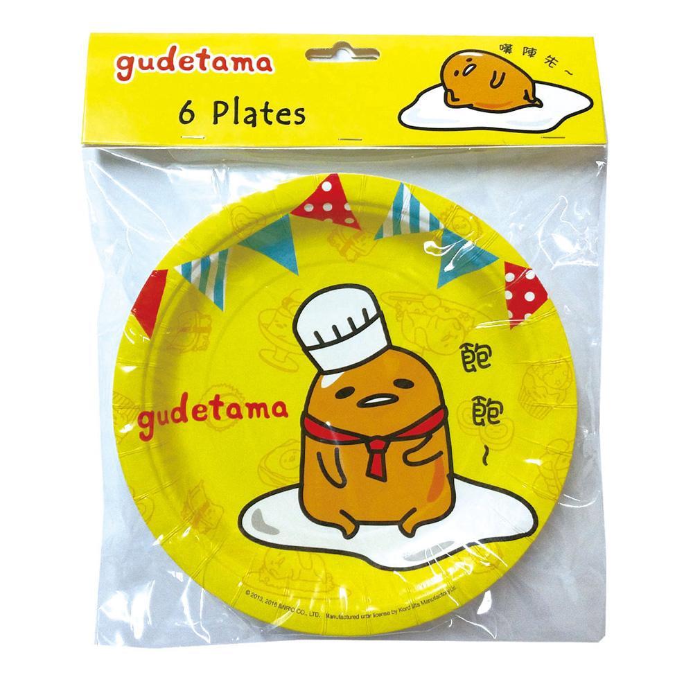 gudetama-paper-dessert-plate-18cm-pack-of-6-1