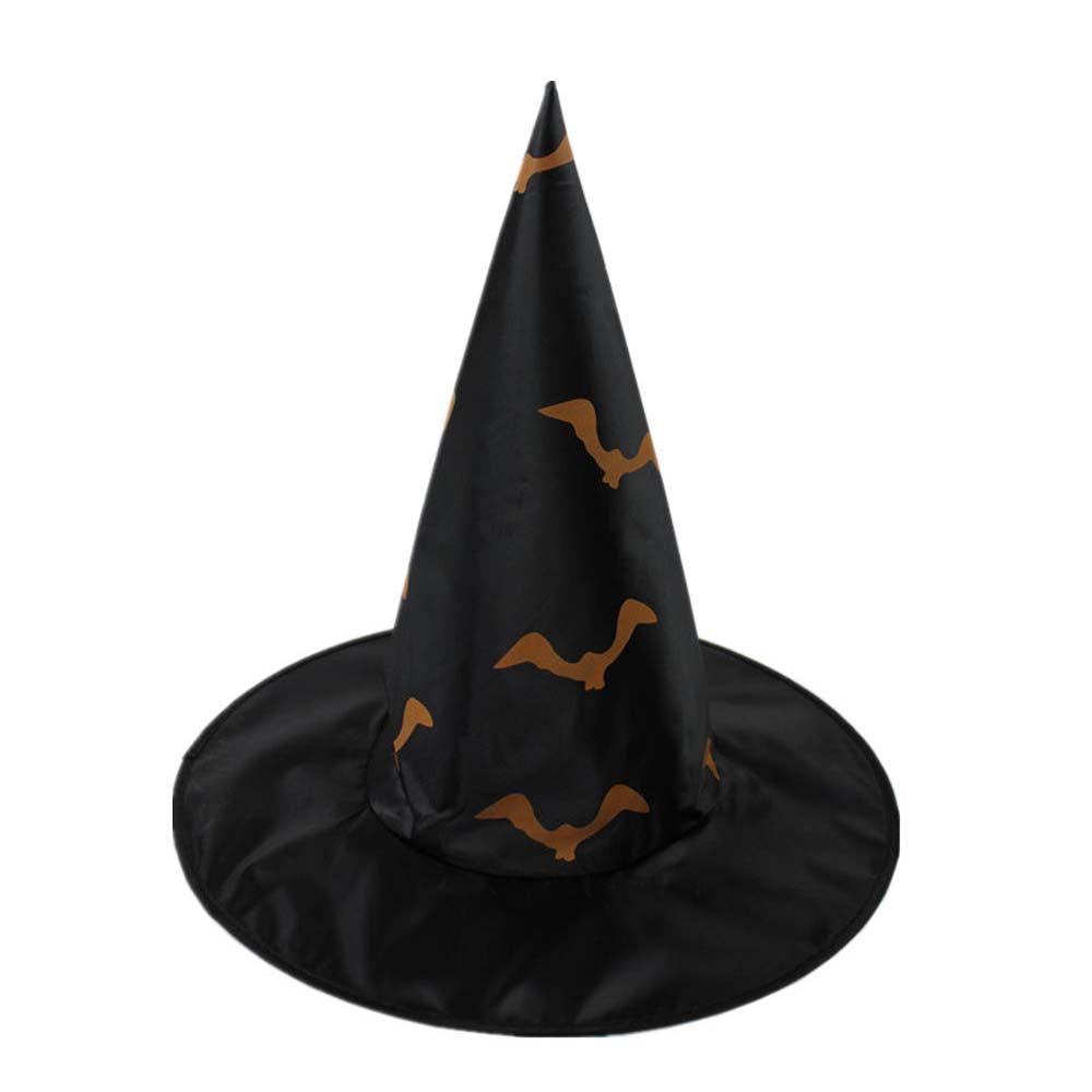 Halloween Witch Hat Bat 36cm x 38cm
