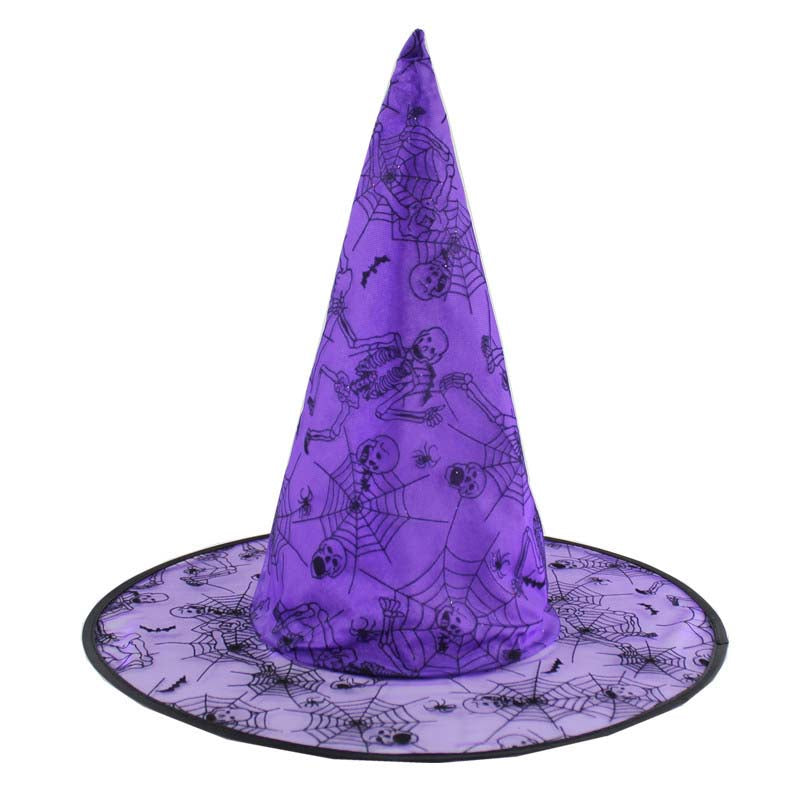 Halloween Witch Hat Purple 38cm x 41cm
