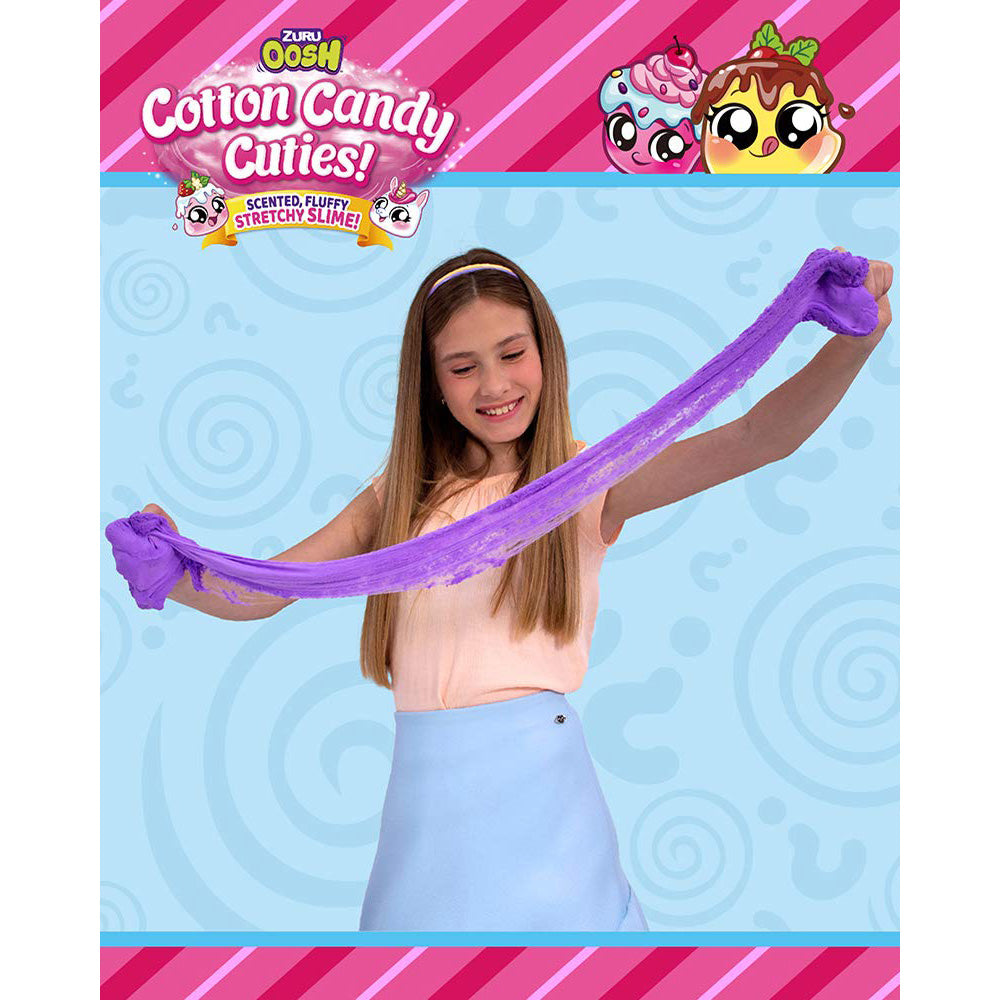 Zuru Oosh Cotton Candy Cuties Stretchy Foam Slime - Series 1 - Medium Pop - Pink