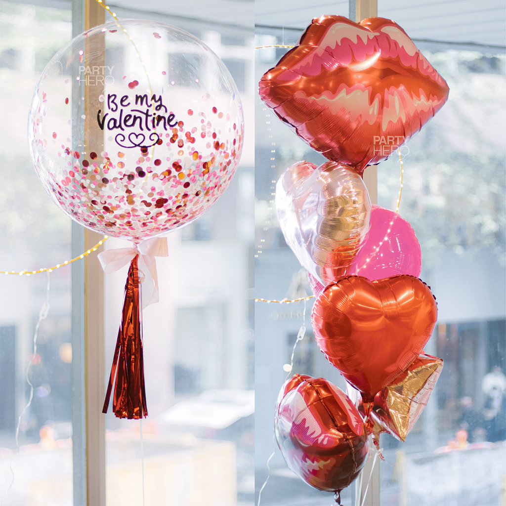"Be My Valentine" Crystal Balloon Bouquet (Please Order 3 Working Days in Advance)