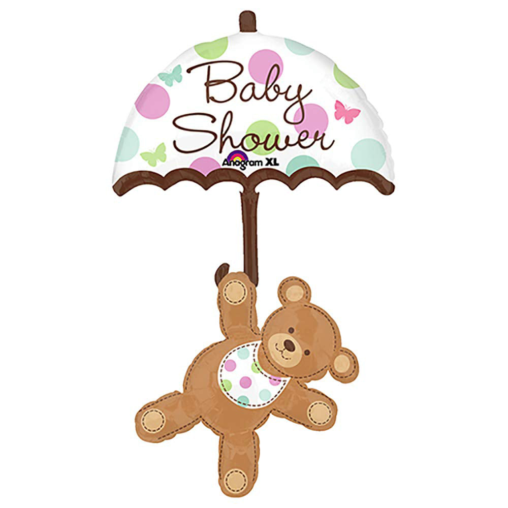 anagram-baby-shower-umbrella-&-bear-foil-balloon-49in-anag-20711-