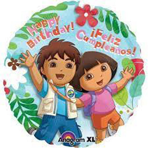 anagram-dora-feliz-cumpleames-foil-balloon-18in-anag-24794