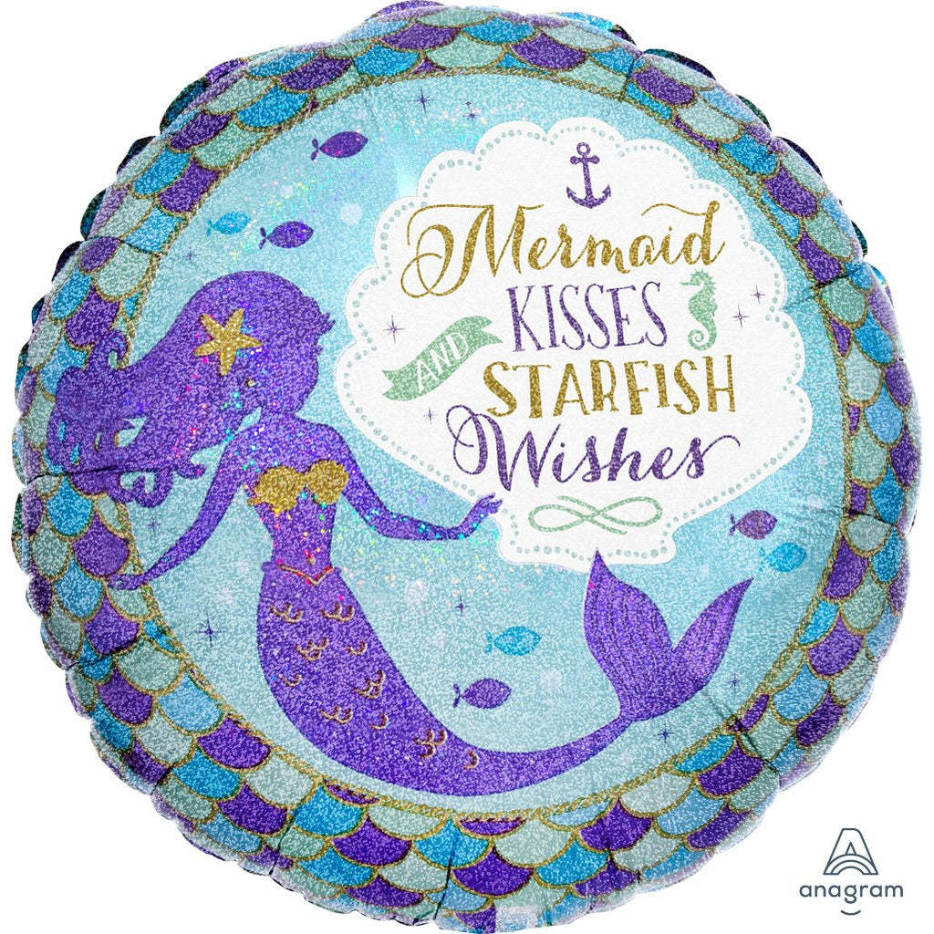 anagram-mermaid-wishes-wishes-&-kisses-round-foil-balloon-18in-45cm-1