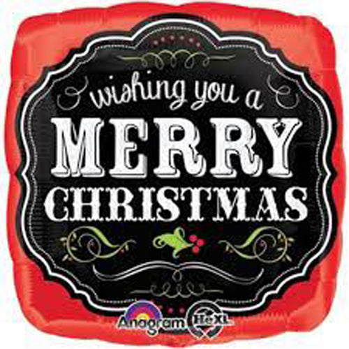 anagram-merry-christmas-chalkboard-square-foil-balloon-18in-anag-29391-