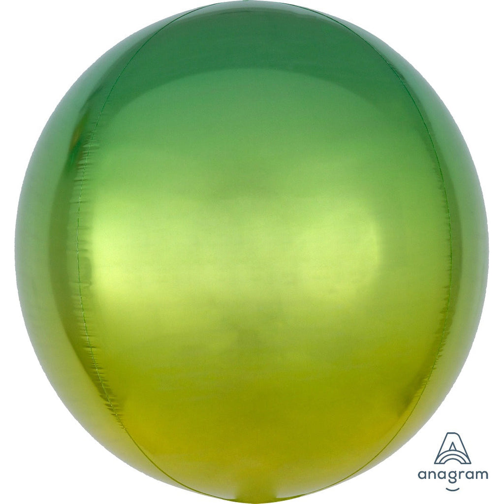 anagram-ombre-yellow-&-green-orbz-foil-balloon-16in-anag-39846-