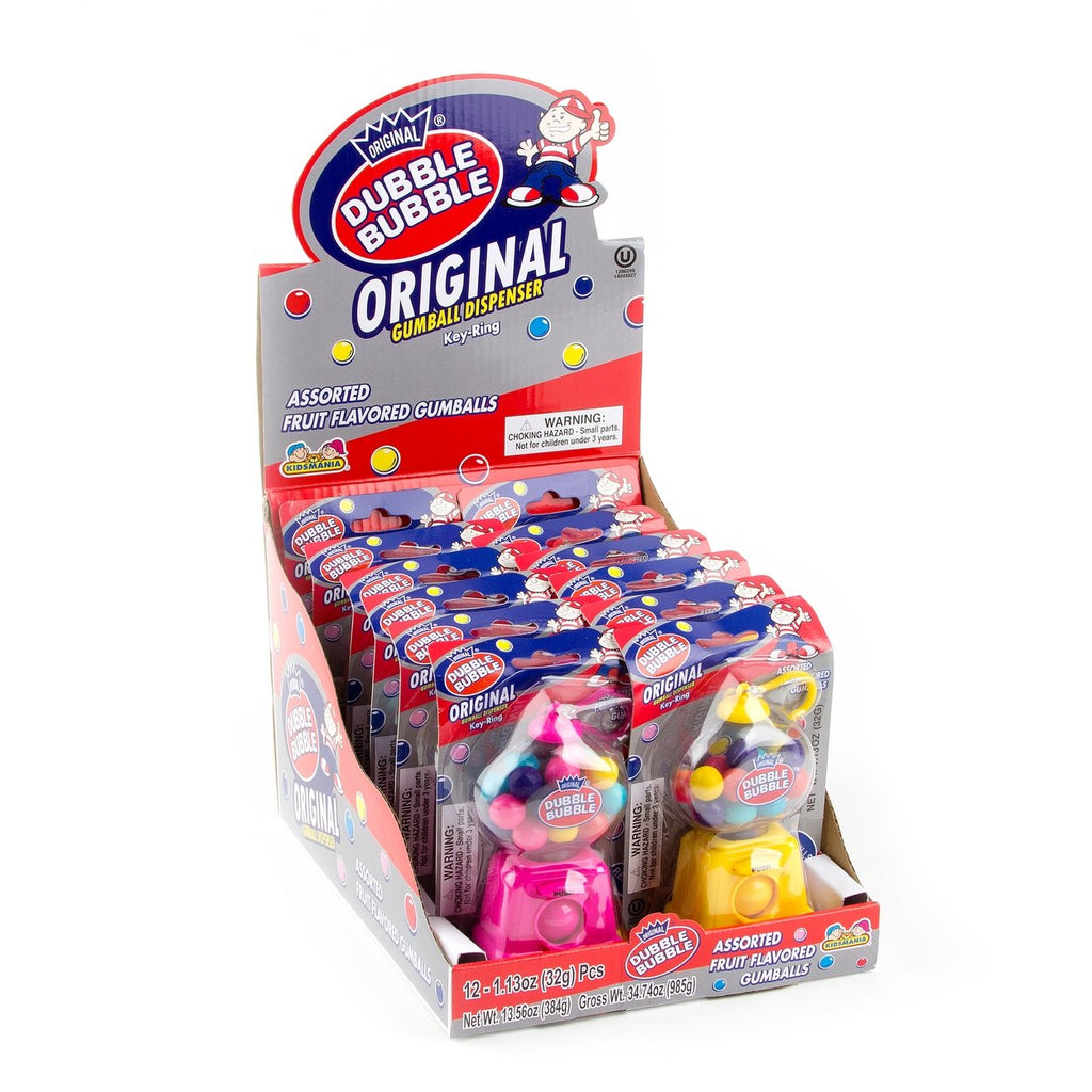 Dubble Bubble Gumball Dispenser Keyring (1pc)