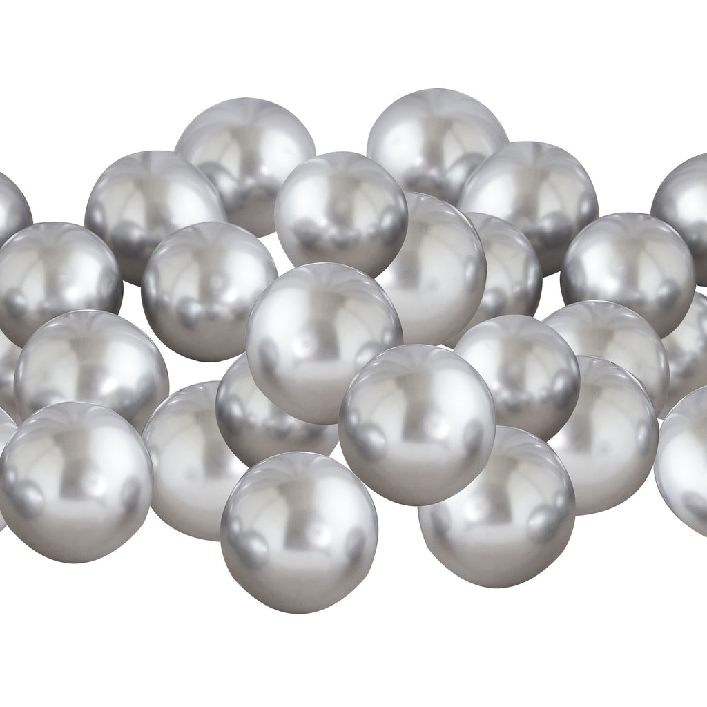 ginger-ray-chrome-silver-latex-balloon-pack-5in-pack-of-40-ginr-ba-334-