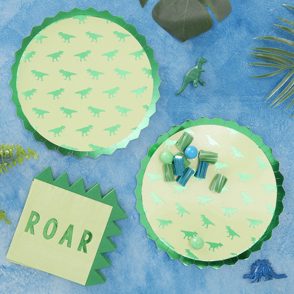 ginger-ray-dinosaur-paper-party-plates-roarsome-pack-of-8- (2)