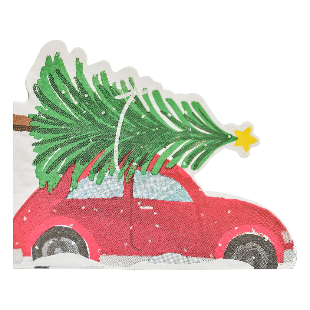 ginger-ray-festive-car-paper-christmas-napkins-pack-of-16-ginr-mlc-100