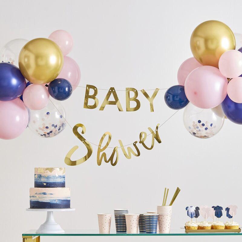 ginger-ray-gold-baby-shower-banner-and-balloon-decoration- (2)