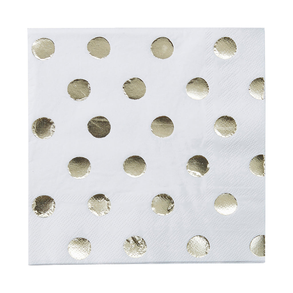 ginger-ray-gold-foiled-polka-dot-party-napkins-pack-of-20-ginr-pm-907