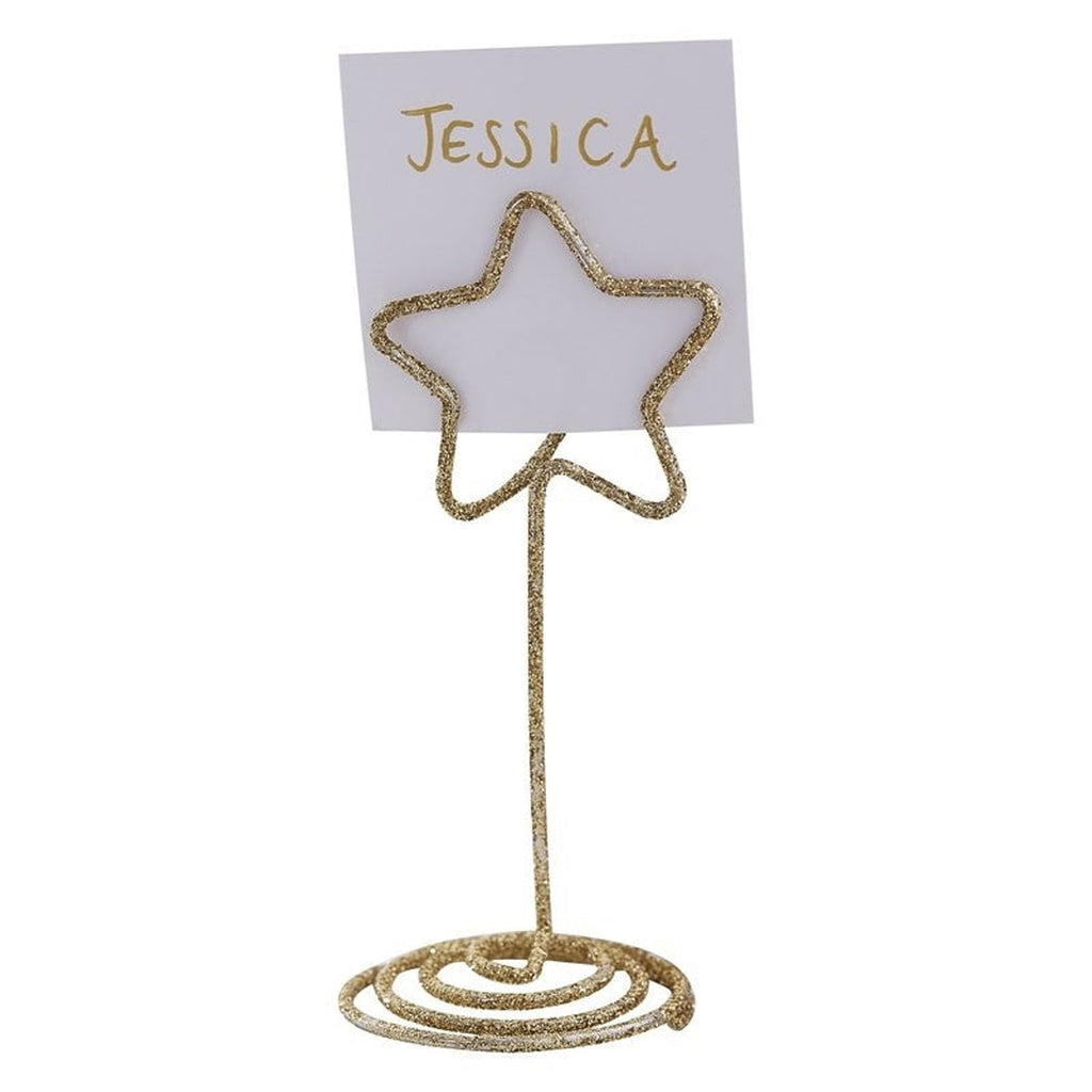 ginger-ray-gold-star-shaped-christmas-place-card-holders-pack-of-6-ginr-gol-602-