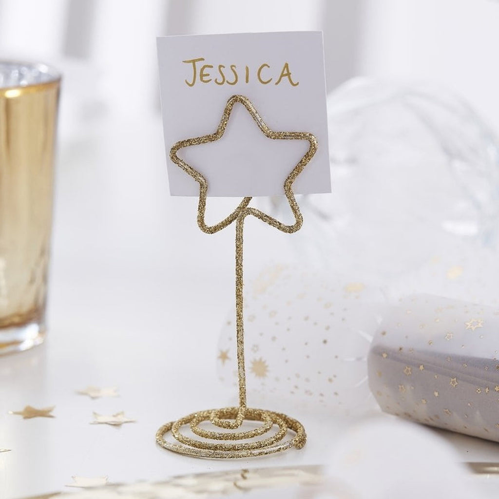 ginger-ray-gold-star-shaped-christmas-place-card-holders-pack-of-6-ginr-gol-602-