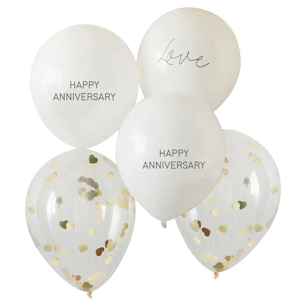 ginger-ray-happy-anniversary-_-gold-heart-confetti-latex-balloon-12in-pack-of-5-ginr-ann-102-