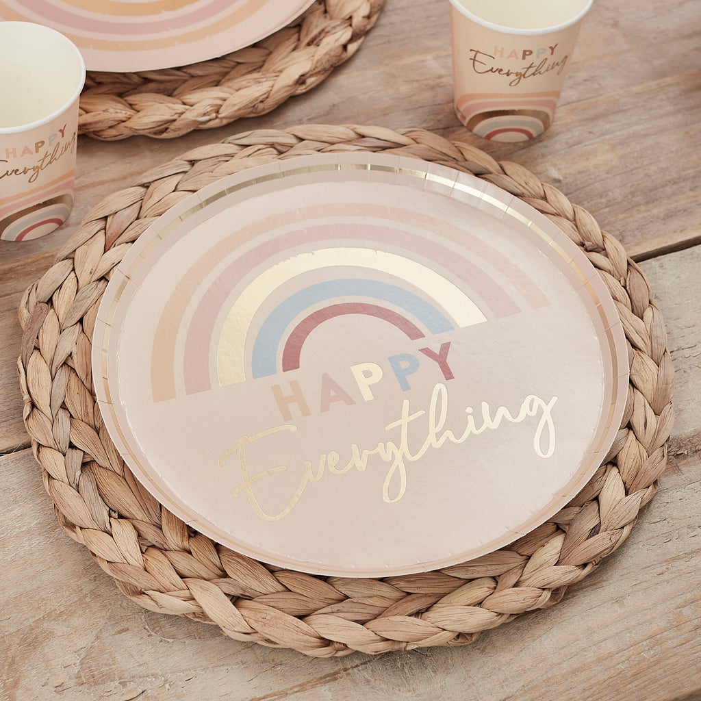 ginger-ray-happy-everything-natural-rainbow-plates-pack-of-8-ginr-hap-113