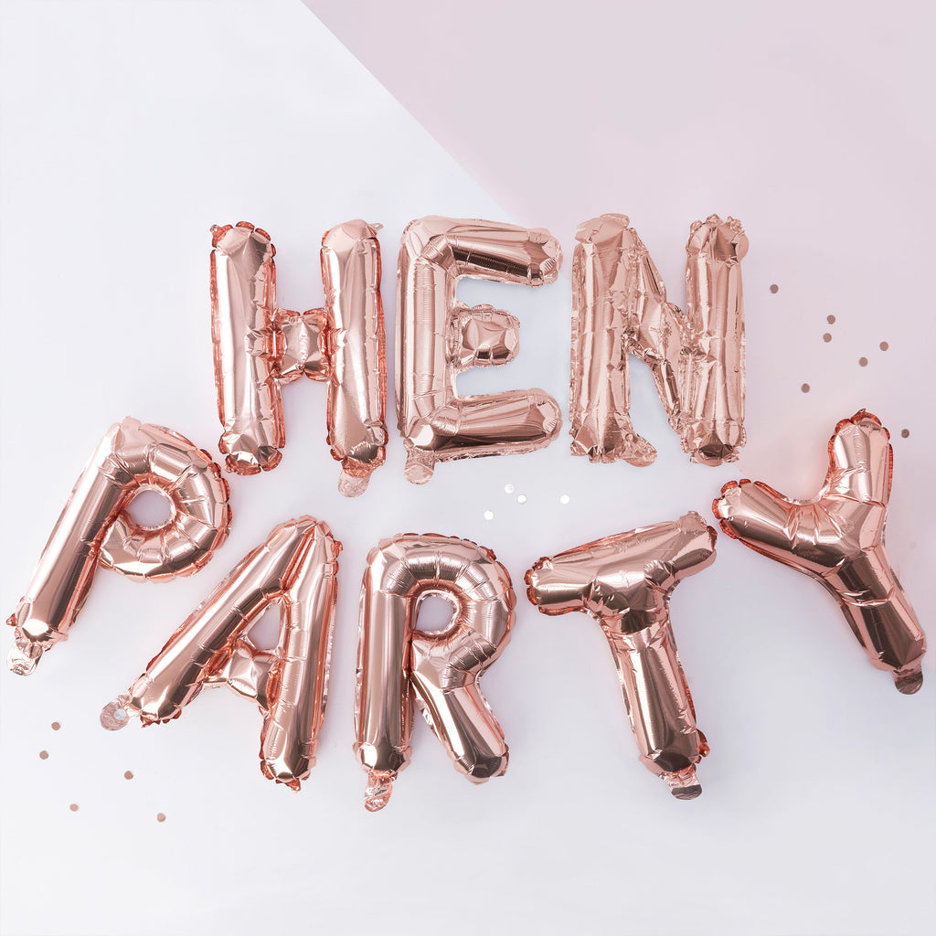 ginger-ray-hen-party-rose-gold-air-filled-foil-balloon-bunting-16in-ginr-tb-636