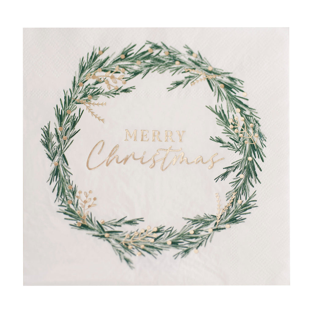 ginger-ray-merry-christmas-paper-napkins-pack-of-16-ginr-rus-153