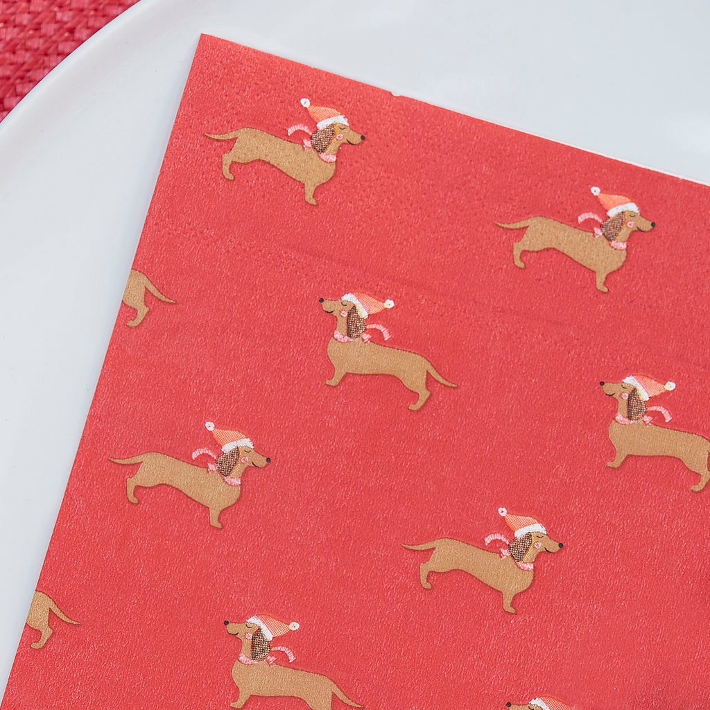 ginger-ray-merry-everything-napkin-red-festive-sausage-dog-ginr-mry-149- (2)