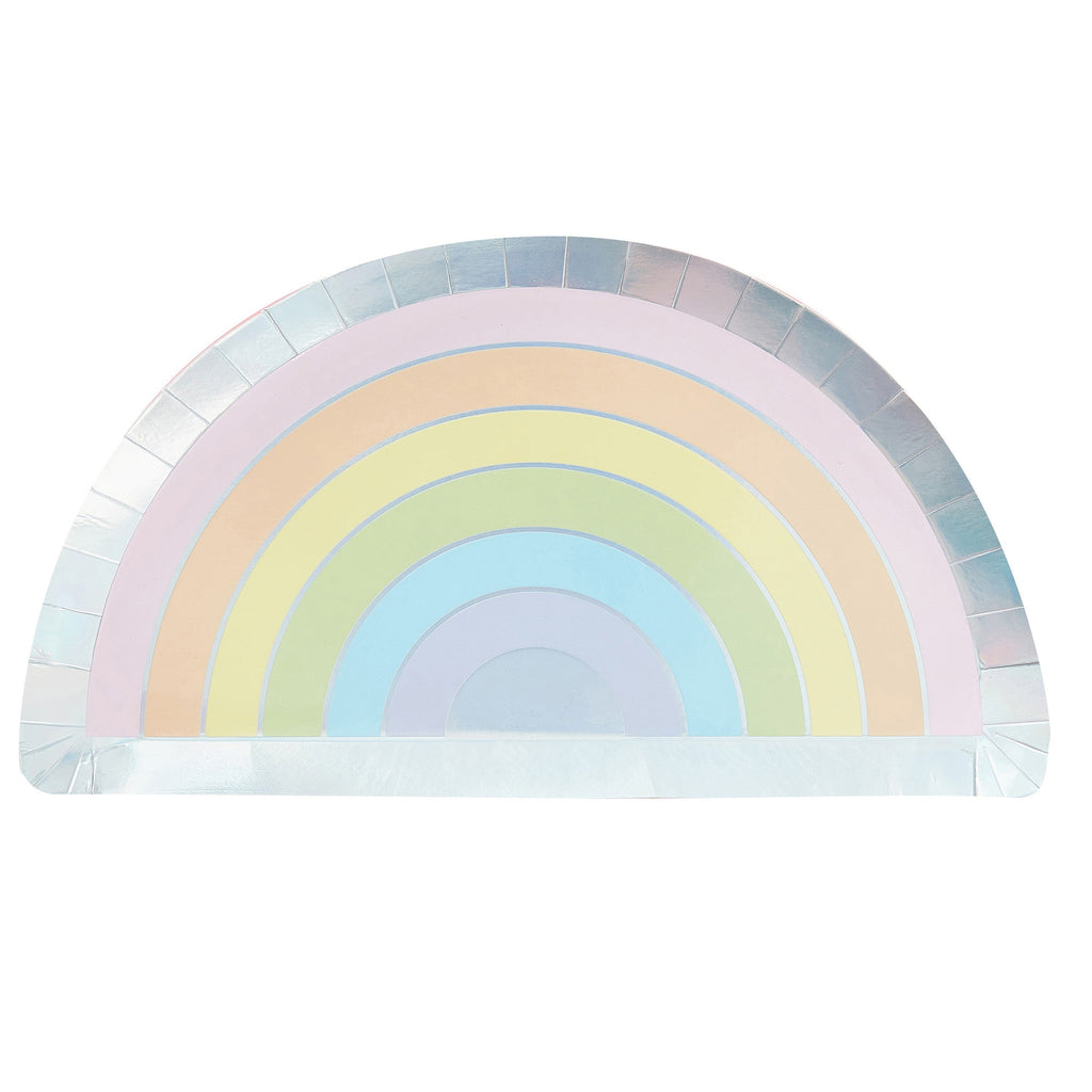 ginger-ray-pastel-and-iridescent-paper-rainbow-plates-pack-of-8-ginr-ps-557