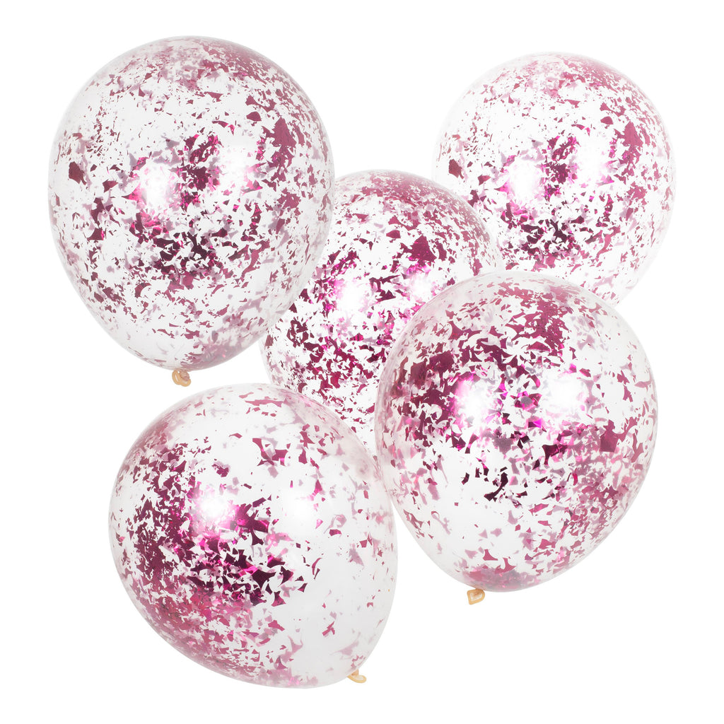 ginger-ray-pink-glitter-latex-balloon-12in-pack-of-5-ginr-mix-155