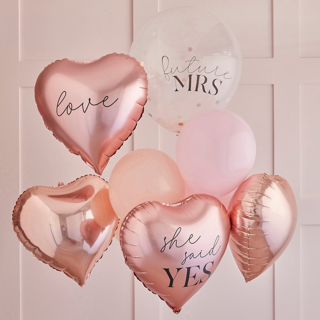 ginger-ray-rose-gold-hen-party-mix-balloon-set-ginr-hn-854