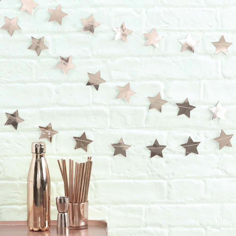 ginger-ray-rose-gold-star-bunting-garland-5m-ginr-ms-194