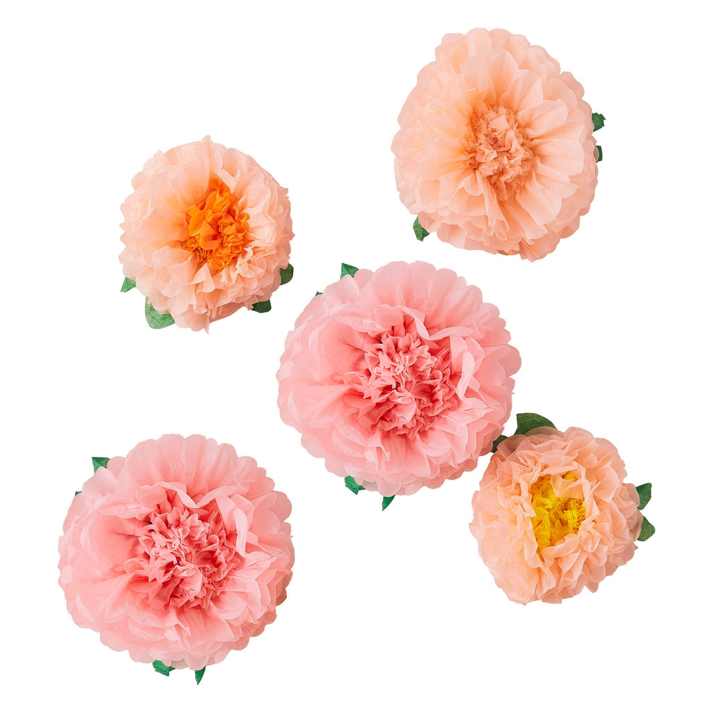ginger-ray-tissue-paper-pom-pom-flowers-decoration-pack-of-5-ginr-tea-618-