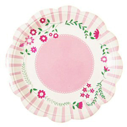 meri-meri-im-a-princess-pink-floral-small-plates-pack-of-12-meri-450797