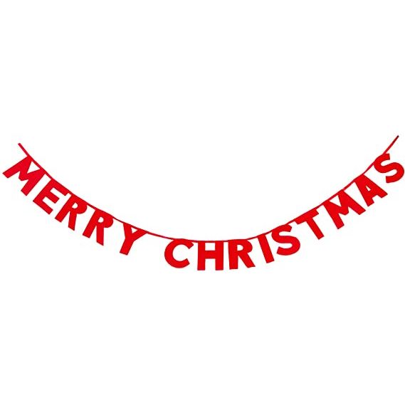 Talking Tables Merry Christmas Red Letter Banner - 2m