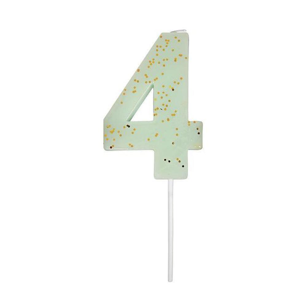 number-4-candle-green-1
