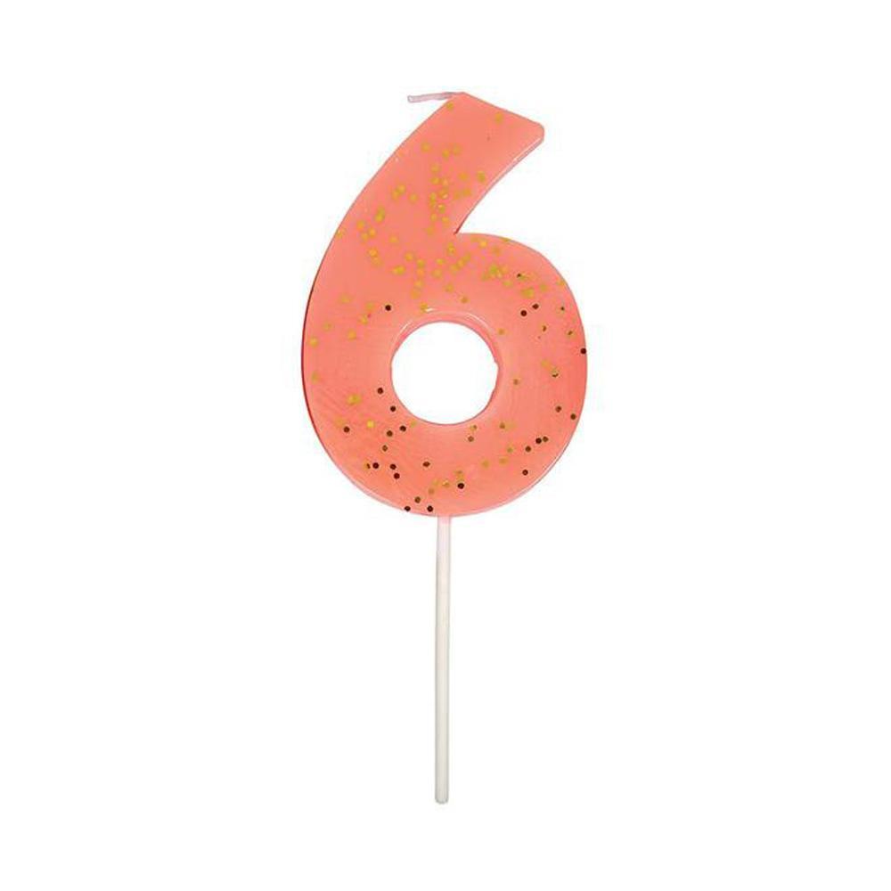 number-6-candle-coral-1