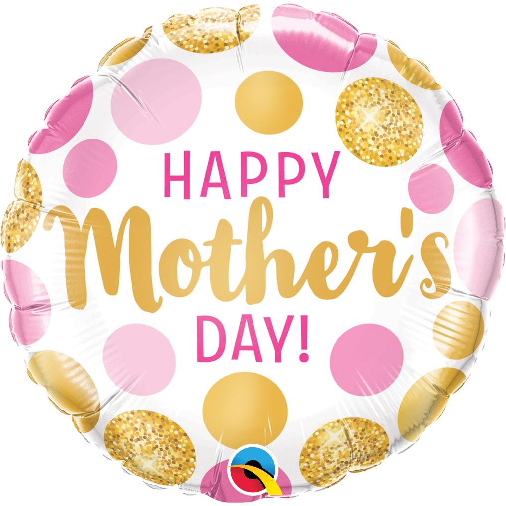 qualatex-happy-mothers-day-pink-&-gold-dots-round-foil-balloon-18in-45cm- (1)