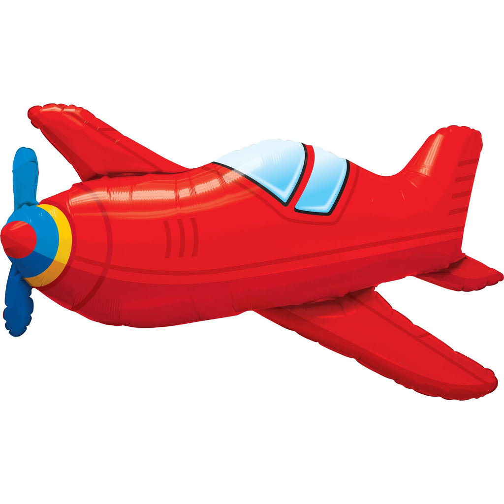 qualatex-red-vintage-airplane-foil-balloon-36in-qual-57811