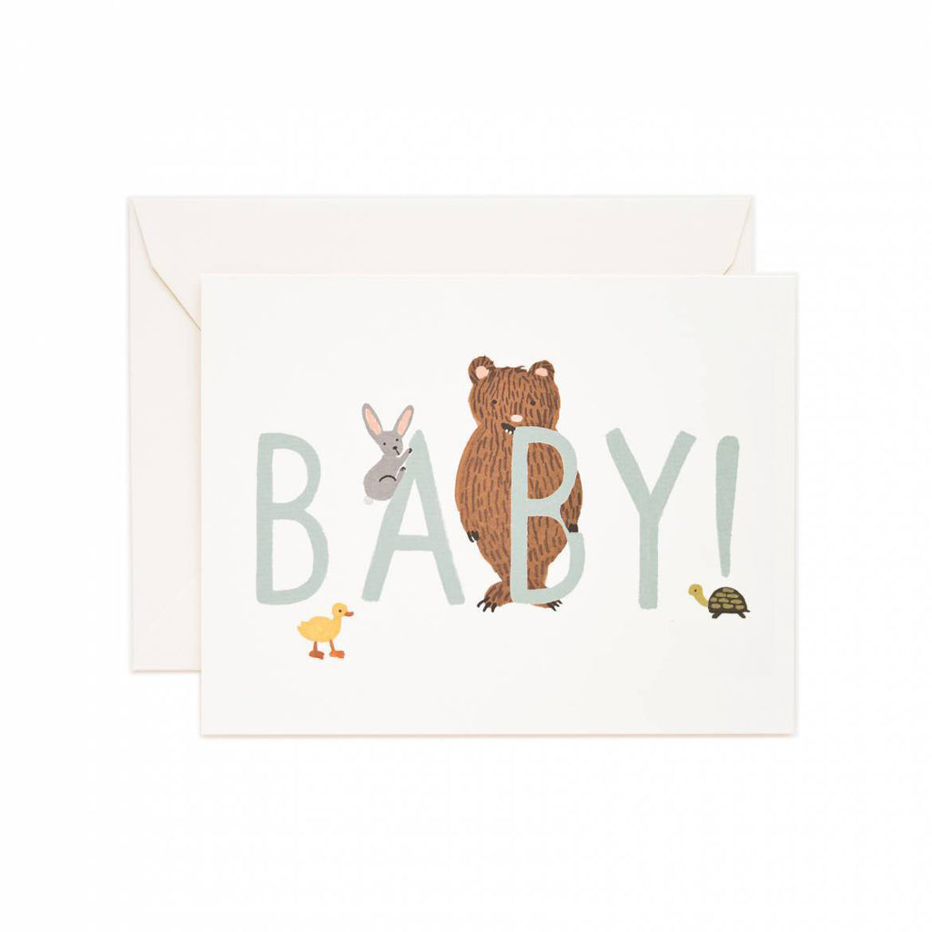 Rifle Paper Co Baby! Card - Mint