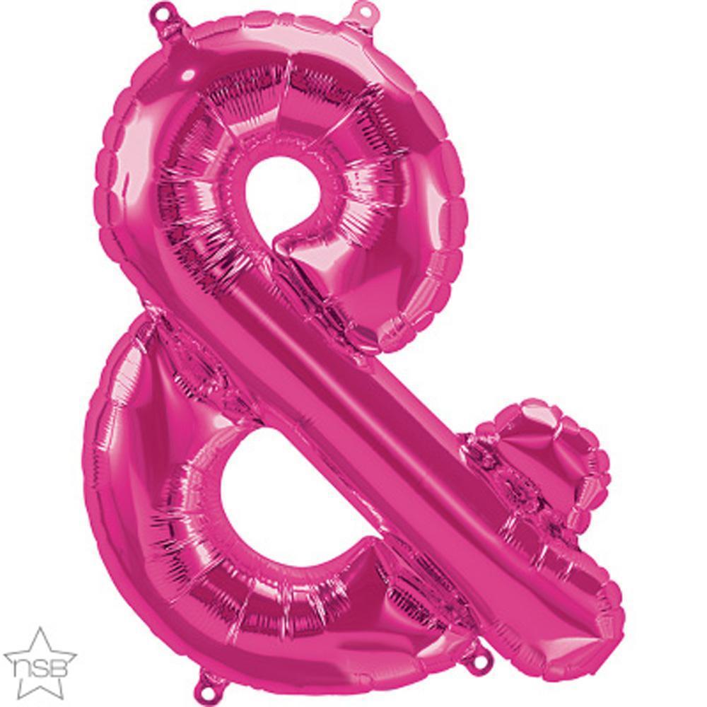 symbol-&-magenta-die-cut-foil-balloon-16in-41cm-59762m(pk)-1