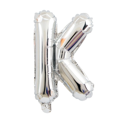 usuk-letter-k-silver-air-filled-foil-balloon-13-5in-usuk-fb-l-00063