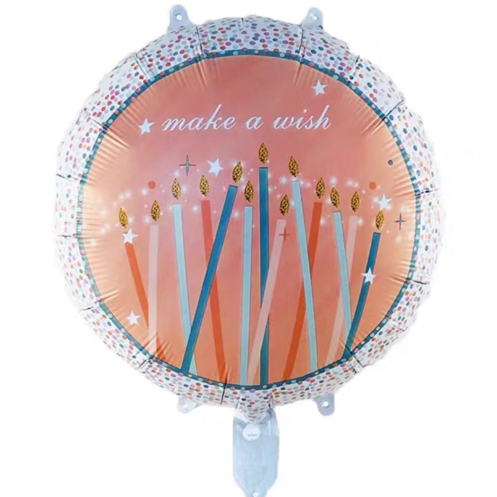 usuk-make-a-wish-peach-foil-balloo-18in-usuk-fb-00265