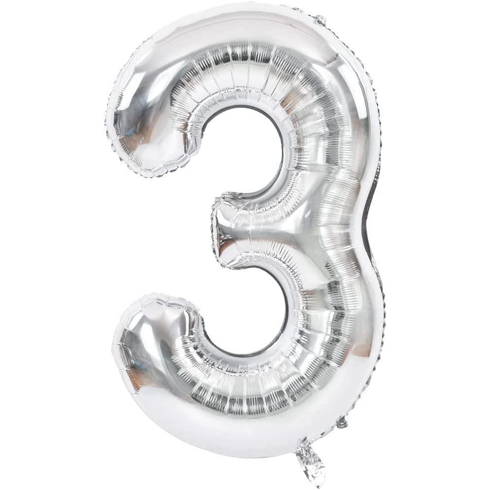 usuk-number-3-silver-air-filled-foil-balloon-13-5in-usuk-fb-no-00074-