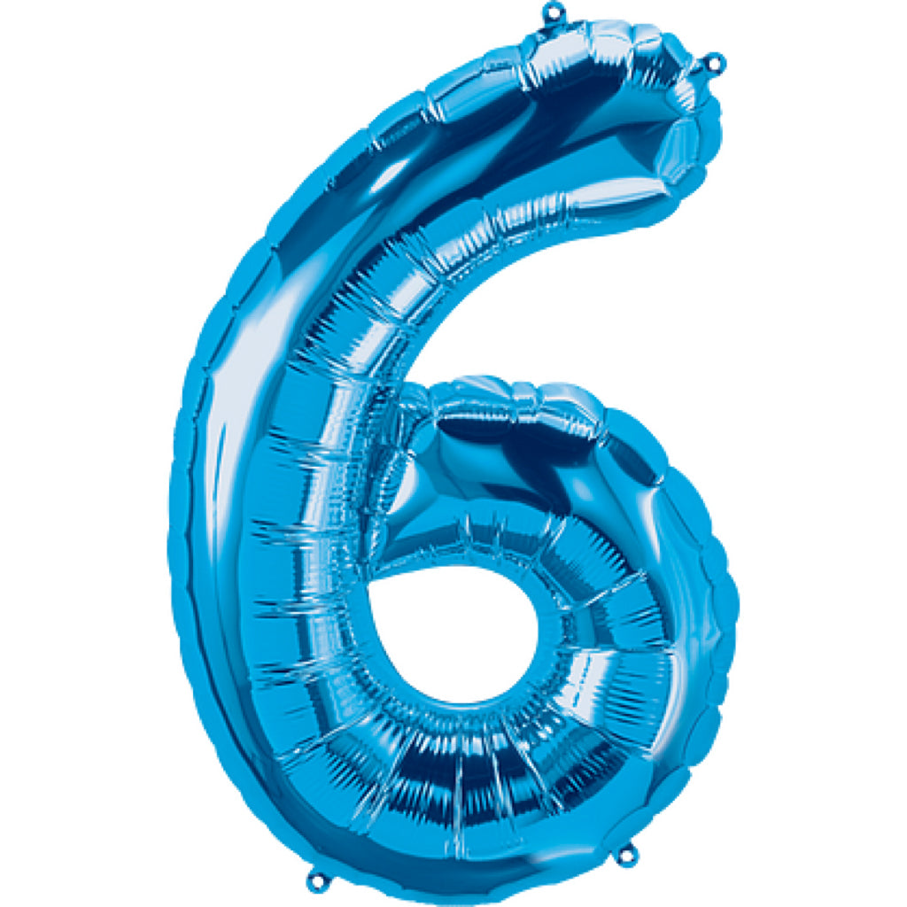 usuk-number-6-blue-air-filled-foil-balloon-13-5in-usuk-fb-no-00068