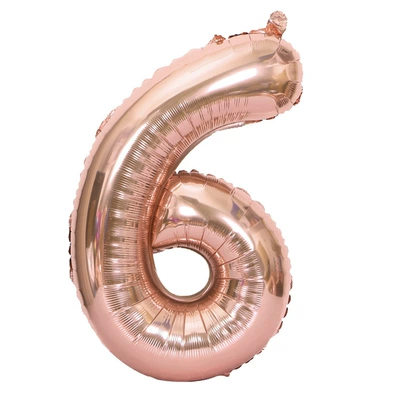 usuk-number-6-rose-gold-air-filled-foil-balloon-13-5in-usuk-fb-no-00058