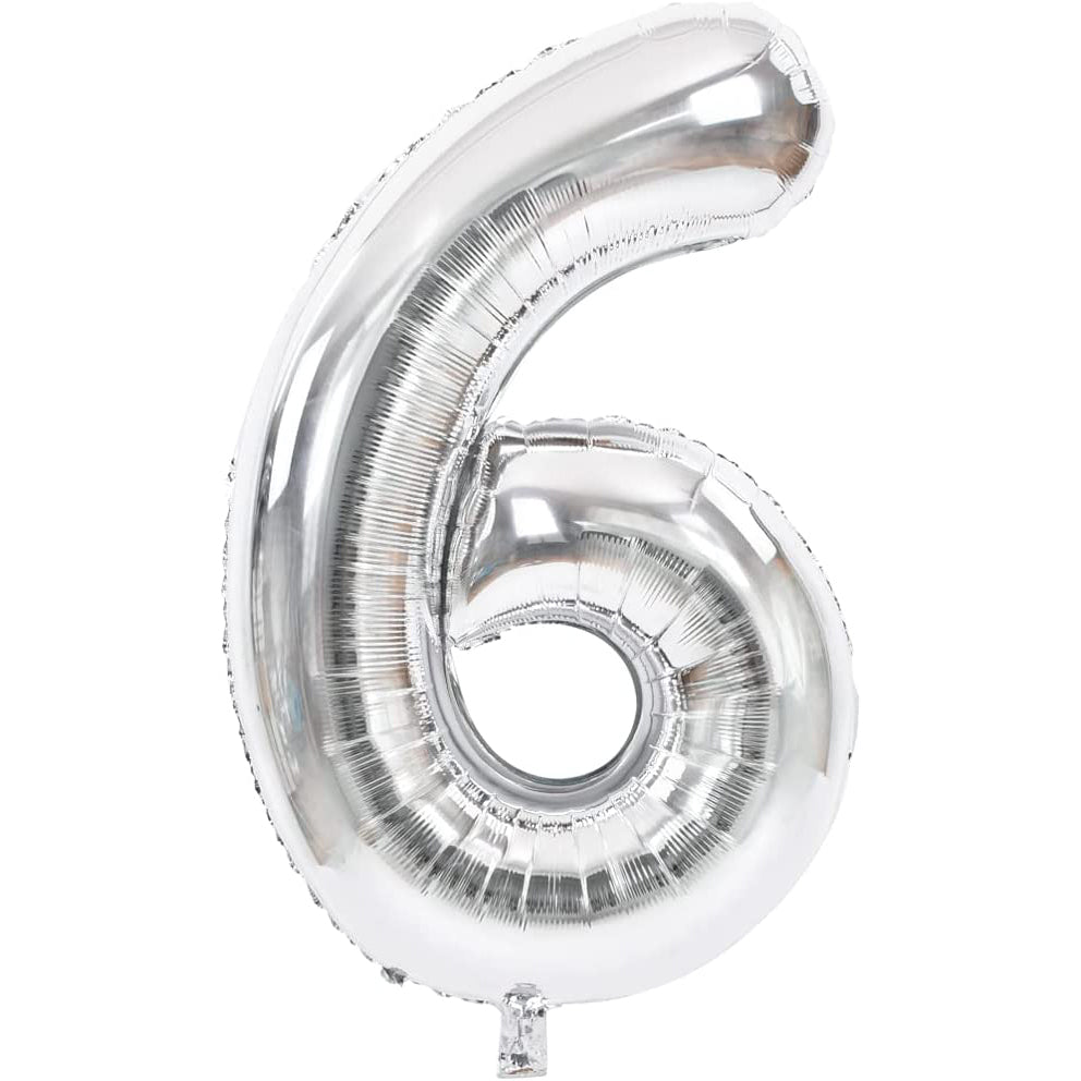 usuk-number-6-silver-air-filled-foil-balloon-13-5in-usuk-fb-no-00077