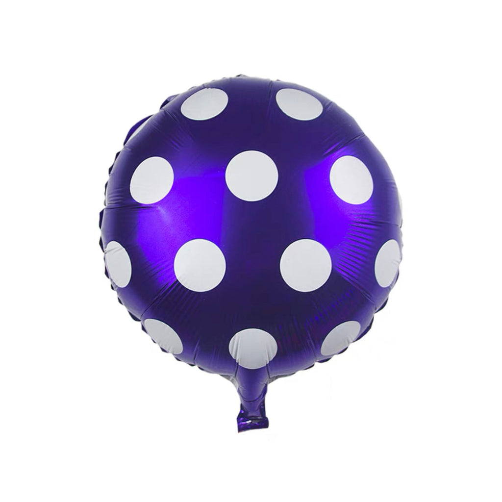 usuk-purple-dot-round-shape-foil-balloon-18in-usuk-fb-00121